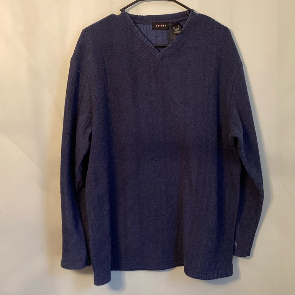 Axcess blue fleece sweater. C2M